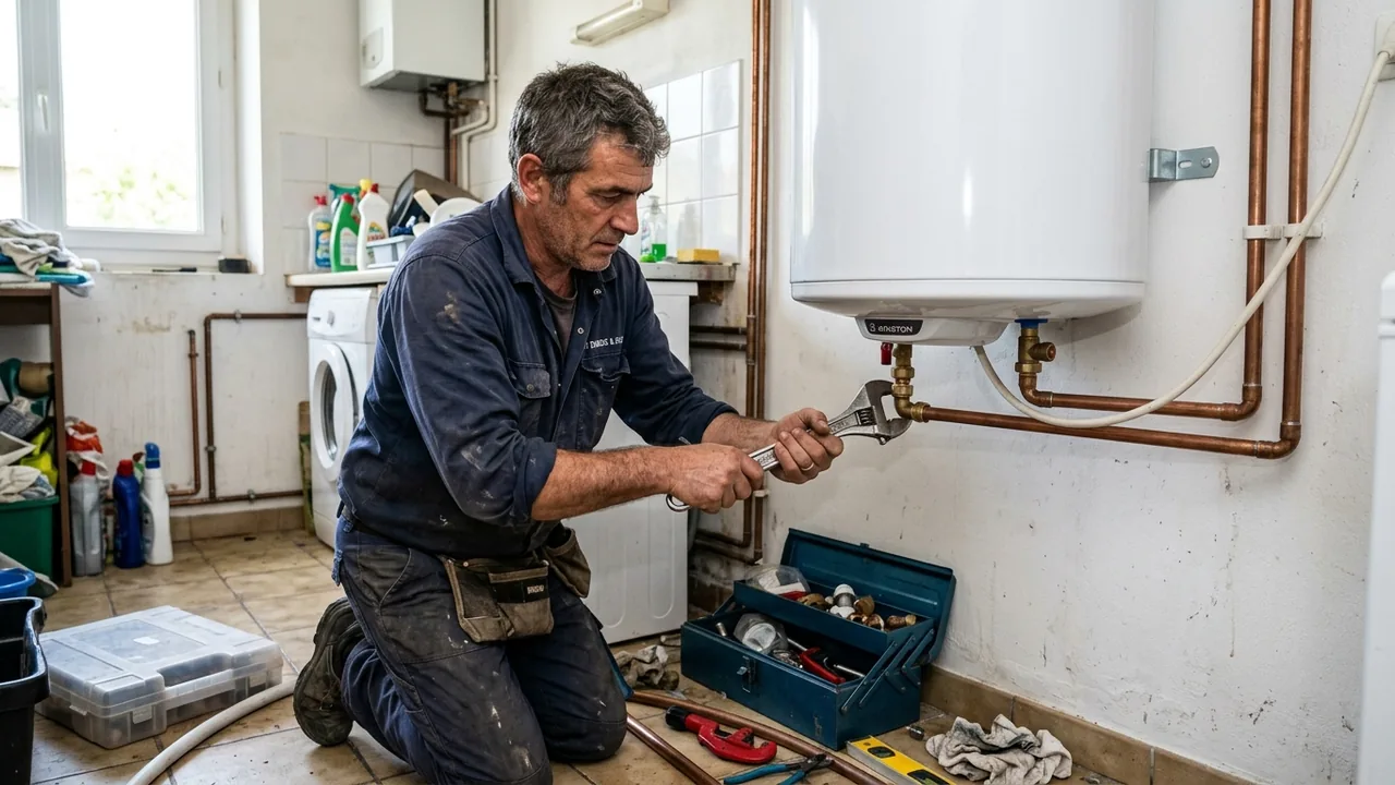Installation d'adoucisseur d'eau